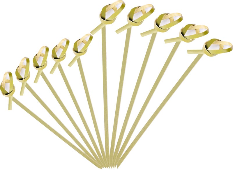Vicuna R 400PCS Bamboo Cocktail Picks for Appetizers Set?6 Inches + 4.7 Inches? - Image 1